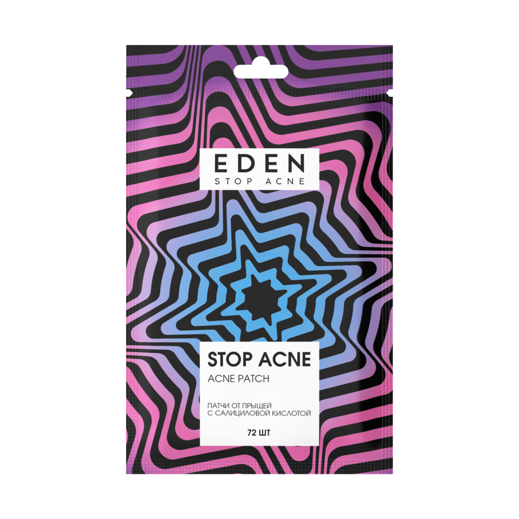 EDEN STOP ACNE патчи от прыщей_лицевая 3D (22.05.2025).png