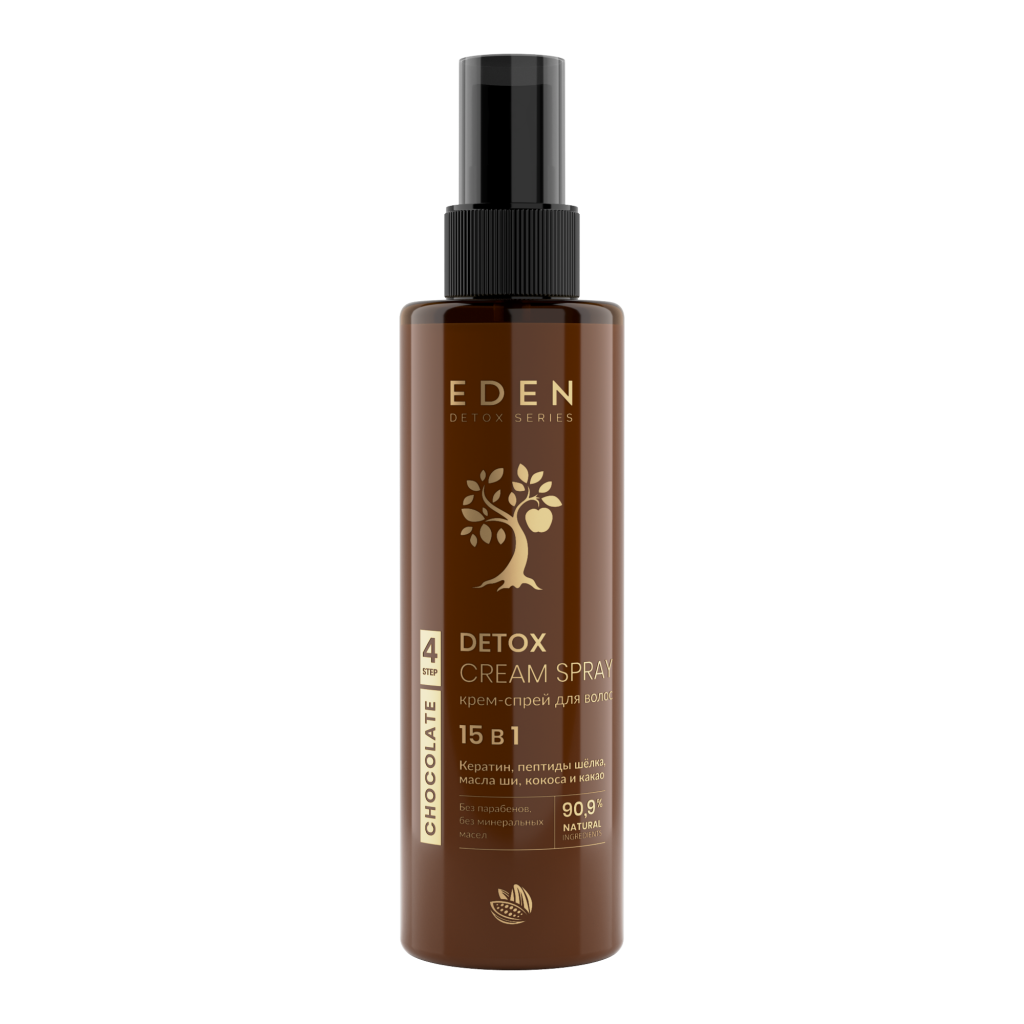 EDEN DETOX. Chocolate. Крем-спрей для волос 15 в 1 v. 2.12 (16.05.2024) 3D без фона.png
