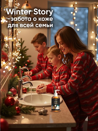 Жидкое мыло Winter story с ароматом чёрного перца, ветивера и нероли, 245 мл Жидкое мыло Winter story с ароматом чёрного перца, ветивера и нероли, 245 мл