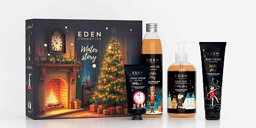 Подарочный набор №4 EDEN WINTER STORY GOLDEN (крем для рук, жидкое мыло для рук, ветивера и нероли, гель для душа, крем для тела с ароматом чёрного перца, ветивера и нероли) Подарочный набор №4 EDEN WINTER STORY GOLDEN (крем для рук, жидкое мыло для рук, ветивера и нероли, гель для душа, крем для тела с ароматом чёрного перца, ветивера и нероли)